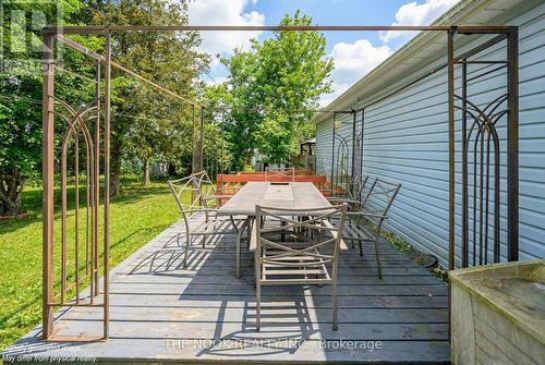 Backyard Deck (Snow Removed Virtually) - 219 Verdun Road, Oshawa (Central), ON - Outdoor With Deck Patio Veranda With Exterior