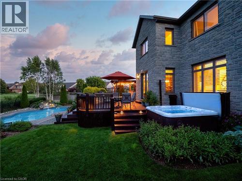 363 Golf Course Road, Conestogo, ON - Outdoor With In Ground Pool With Deck Patio Veranda