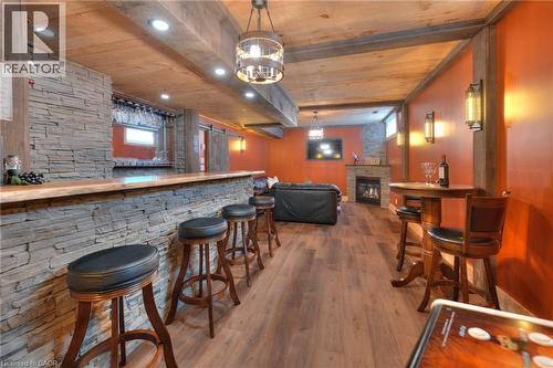 363 Golf Course Road, Conestogo, ON - Indoor Photo Showing Other Room With Fireplace