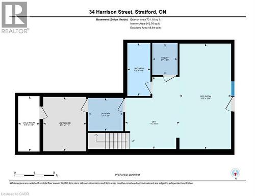 View of home floor plan - 34 Harrison Street, Stratford, ON - Other