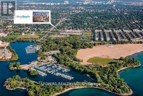 Arial View - 314 - 1630 Queen Street E, Toronto, ON - Outdoor With Body Of Water With View