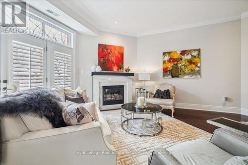 3 - 120 Bronte Road, Oakville (Br Bronte), ON - Indoor Photo Showing Living Room With Fireplace