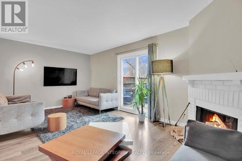 36 Greenboro Crescent, Ottawa, ON - Indoor Photo Showing Living Room With Fireplace