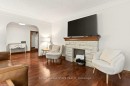 17 Gary Avenue, Hamilton, ON  - Indoor Photo Showing Living Room With Fireplace 