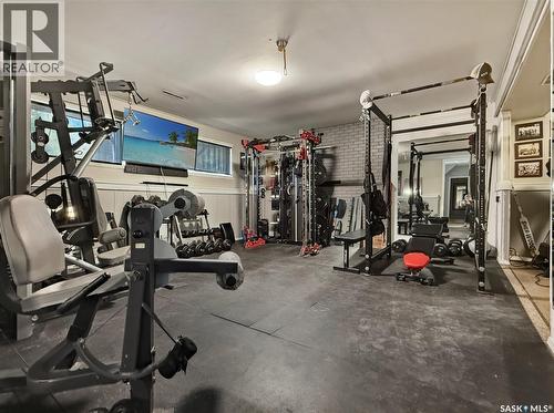 1311 Jubilee Drive, Swift Current, SK - Indoor Photo Showing Gym Room