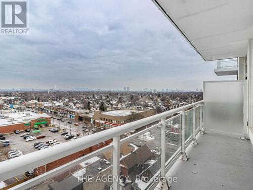 901 - 286 Main Street, Toronto, ON - Outdoor With Balcony With View