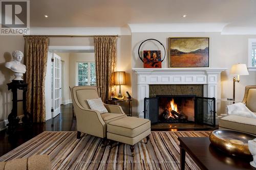 75 Queen Street, Guelph, ON - Indoor Photo Showing Living Room With Fireplace