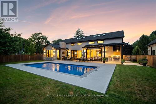 234 Walby Drive, Oakville, ON - Outdoor With In Ground Pool With Deck Patio Veranda With Backyard