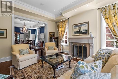 260 St Leonards Avenue, Toronto, ON - Indoor Photo Showing Living Room With Fireplace