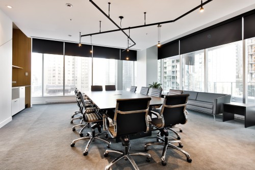 Conference room - 1406-1155 Rue De La Montagne, Montréal (Ville-Marie), QC - Indoor Photo Showing Office