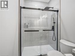 Full bathroom with a shower stall - 