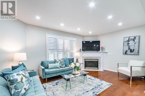 4110 Forest Run Avenue, Burlington, ON - Indoor Photo Showing Living Room With Fireplace