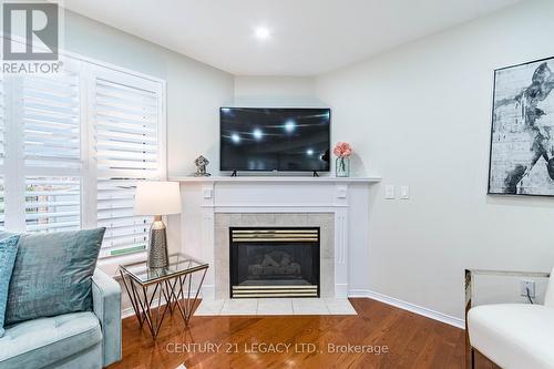 4110 Forest Run Avenue, Burlington, ON - Indoor Photo Showing Living Room With Fireplace
