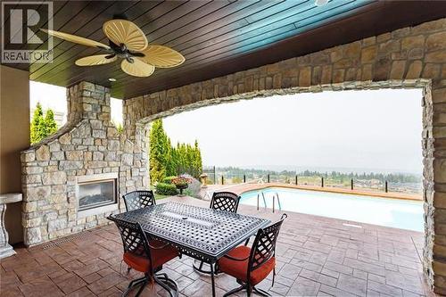 714 Kuipers Crescent, Kelowna, BC - Outdoor With Fireplace