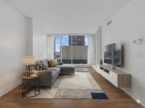 Living Room - 2506-1310 Boul. René-Lévesque O., Montréal (Ville-Marie), QC - Indoor Photo Showing Living Room