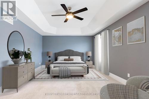 Virtually Staged - 27 Marks Road, Springwater, ON - Indoor Photo Showing Bedroom