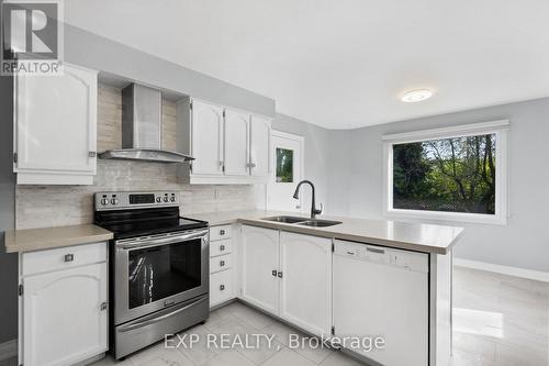 17 Gordon Rowe Crescent, Richmond Hill, ON - Indoor Photo Showing Kitchen With Double Sink