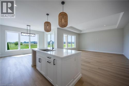 222 Schooner Drive, Port Dover, ON - Indoor Photo Showing Kitchen With Double Sink