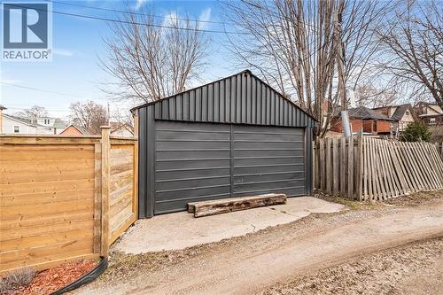 View of detached garage - 57 New Street, Hamilton, ON - Outdoor