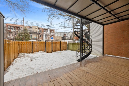 Courtyard - 6635 Rue D'Iberville, Montréal (Rosemont/La Petite-Patrie), QC - Outdoor With Exterior