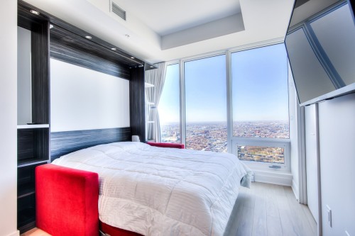 Bedroom - 4910-1288 Rue St-Antoine O., Montréal (Ville-Marie), QC - Indoor Photo Showing Bedroom