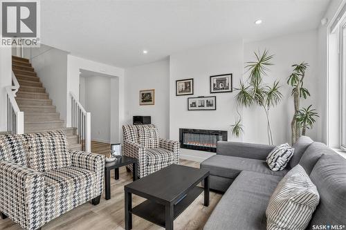 314 Keith Union, Saskatoon, SK - Indoor Photo Showing Living Room With Fireplace