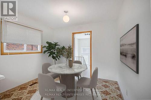 Virtually Staged - 100 Antigua Road, Mississauga, ON - Indoor Photo Showing Dining Room