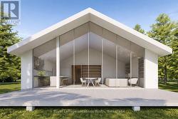 AI image based on design plans - Gable roof option - 