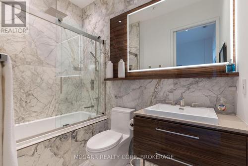 Four piece ensuite - 401 - 77 Yates Street, St. Catharines (Downtown), ON - Indoor Photo Showing Bathroom