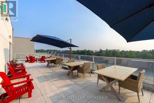 Roof top patio - 401 - 77 Yates Street, St. Catharines (Downtown), ON - Outdoor With Deck Patio Veranda With Exterior