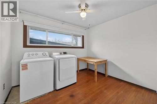 currently used as main floor laundry. - 19 Burfield Avenue, Hamilton, ON - Indoor Photo Showing Laundry Room