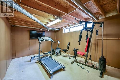 View of workout room - 19 Burfield Avenue, Hamilton, ON - Indoor Photo Showing Gym Room
