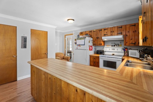 Cuisine - 3402 Ch. Des Lacs, Mont-Blanc, QC - Indoor Photo Showing Kitchen With Double Sink
