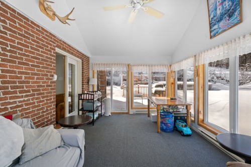 Véranda - 3402 Ch. Des Lacs, Mont-Blanc, QC - Indoor Photo Showing Other Room