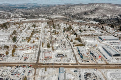 Aerial View - 670 Rue Principale E., Sainte-Agathe-Des-Monts, QC - Outdoor With View
