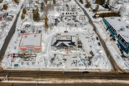 Aerial View - 670 Rue Principale E., Sainte-Agathe-Des-Monts, QC - Outdoor With View