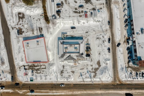 Aerial View - 670 Rue Principale E., Sainte-Agathe-Des-Monts, QC - Indoor Photo Showing Other Room