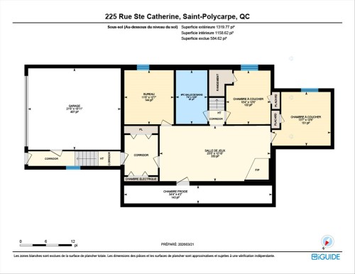 Plan (croquis) - 225 Rue Ste-Catherine, Saint-Polycarpe, QC - Other