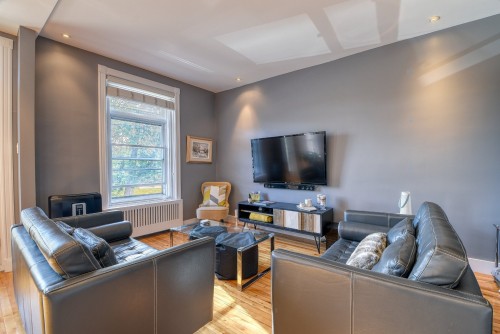 Salon - 4-5 3E Avenue, Montréal (Verdun/Île-Des-Soeurs), QC - Indoor Photo Showing Living Room