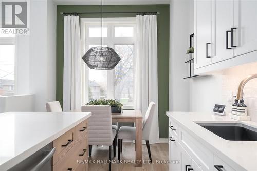 53 Wood Street E, Hamilton, ON - Indoor Photo Showing Kitchen With Upgraded Kitchen