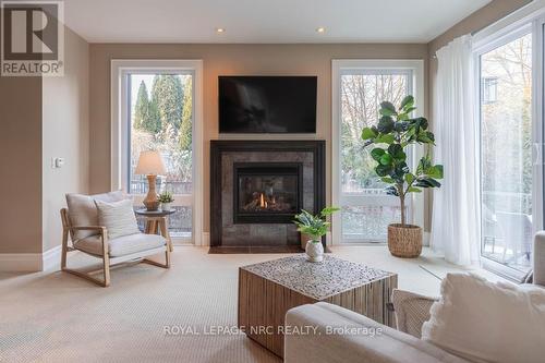 164A Lakeshore Road, St. Catharines, ON - Indoor Photo Showing Living Room With Fireplace