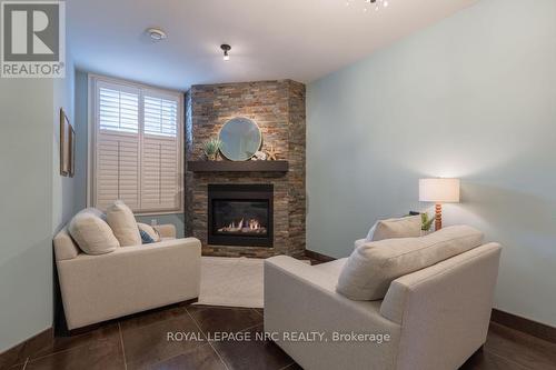 164A Lakeshore Road, St. Catharines, ON - Indoor Photo Showing Living Room With Fireplace