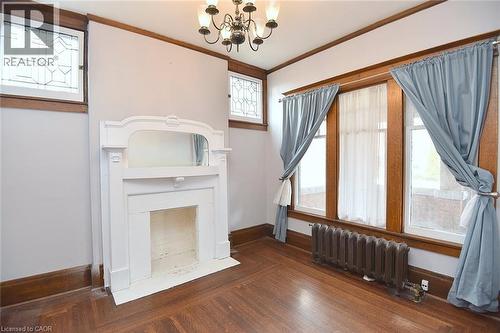 103 Sherman Avenue S, Hamilton, ON - Indoor Photo Showing Other Room With Fireplace