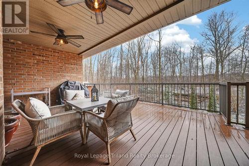 Covered composite deck - 46 Colin Avenue, Tillsonburg, ON - Outdoor With Deck Patio Veranda With Exterior