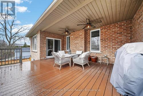 Covered composite deck - 46 Colin Avenue, Tillsonburg, ON - Outdoor With Deck Patio Veranda With Exterior