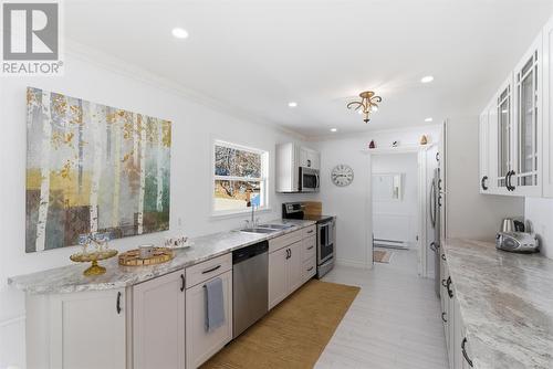 67 Jr Smallwood Boulevard, Gambo, NL - Indoor Photo Showing Kitchen With Double Sink With Upgraded Kitchen