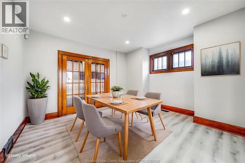 358 Partington, Windsor, ON - Indoor Photo Showing Dining Room