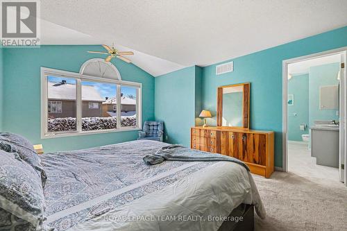 Primary Bed - Large window - 90 Moresby Drive, Ottawa, ON - Indoor Photo Showing Bedroom
