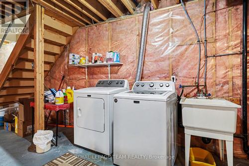 Lower level laundry area - 90 Moresby Drive, Ottawa, ON - Indoor Photo Showing Laundry Room