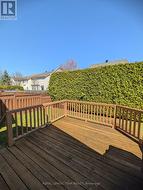 Deck to rear yard - 